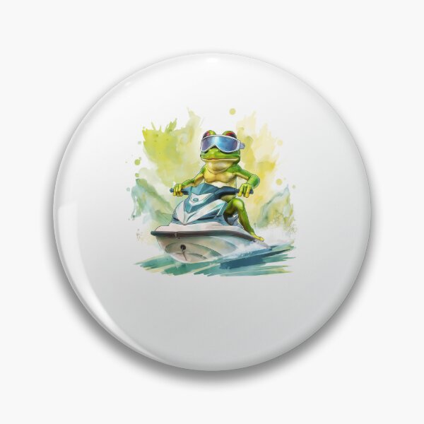 Item preview, Funny Frog on a water scooter designed and sold by Chugai.