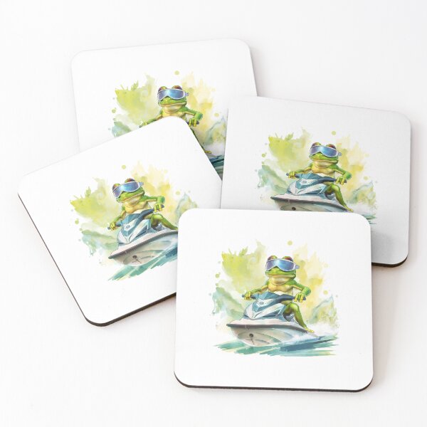 Item preview, Funny Frog on a water scooter designed and sold by Chugai.