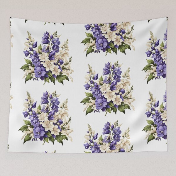 Item preview, Beautiful Purple  Larkspur  Flower designed and sold by chathai.