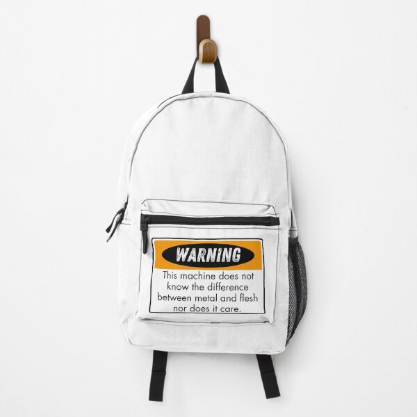 Item preview, Warning this machine does not know the difference between metal and flesh nor does it care designed and sold by belladesign7.