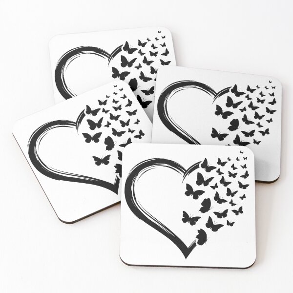Item preview, Heart With Butterfly designed and sold by OzrDesign.