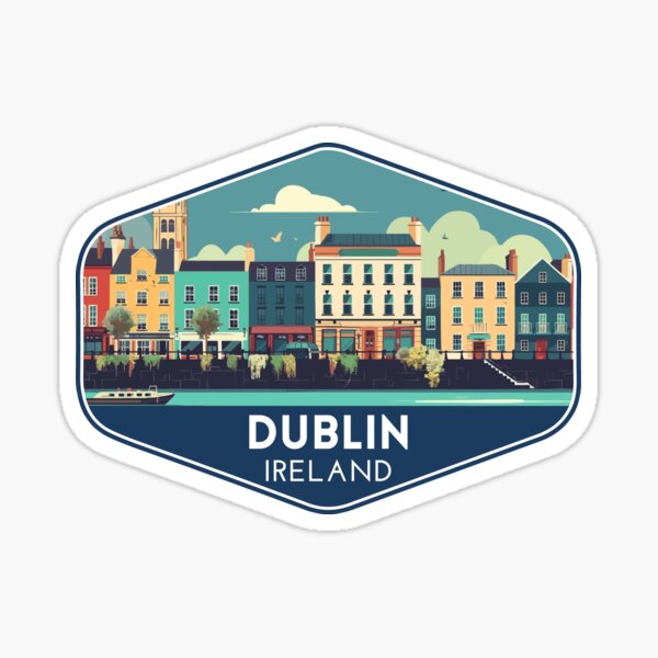 Item preview, Dublin Ireland Travel Art designed and sold by electricninja.