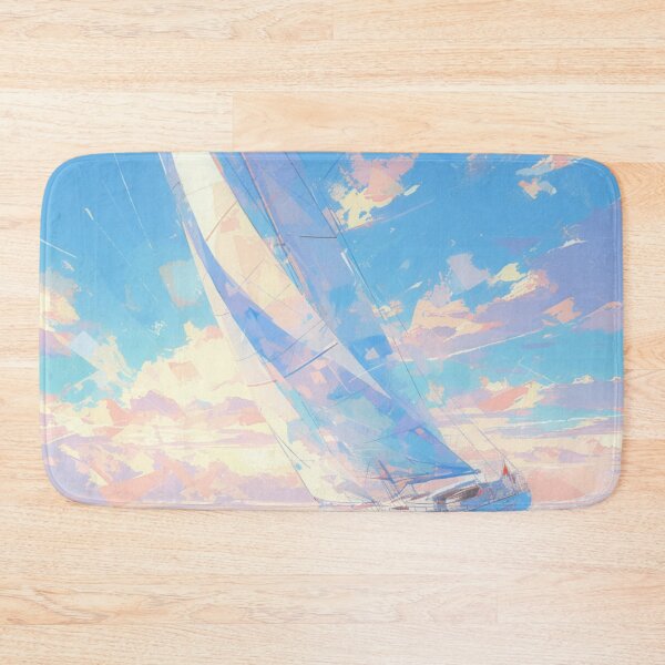 Item preview, Blue Sailboat 7 designed and sold by Dawn van Doorn.