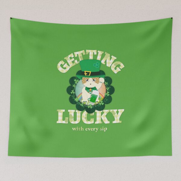 Item preview, Jolly Ginger Tabby Irish Cheer designed and sold by edo-neko.