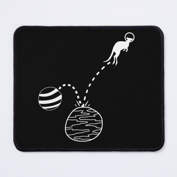 Item preview, Astronaut Kangaroo Jumping On Planets Funny designed and sold by TrueArtsStore.