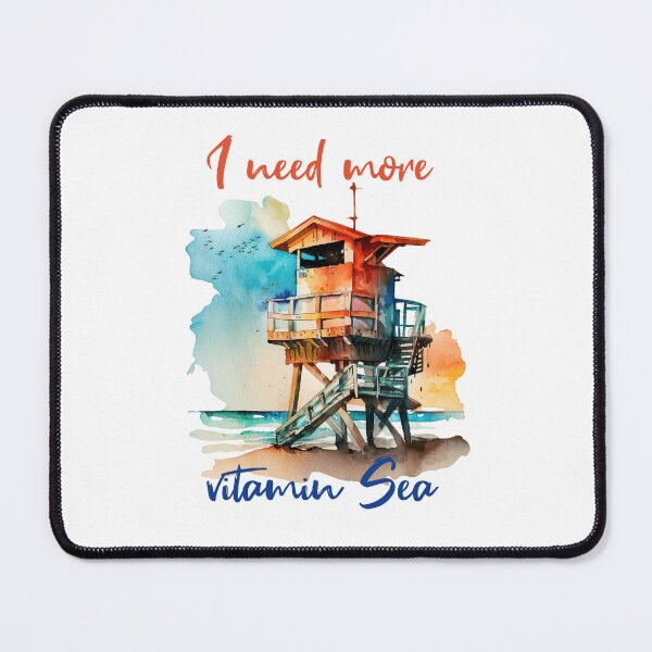 Item preview, I need more vitamin sea - beach scene designed and sold by SunCoastTees.