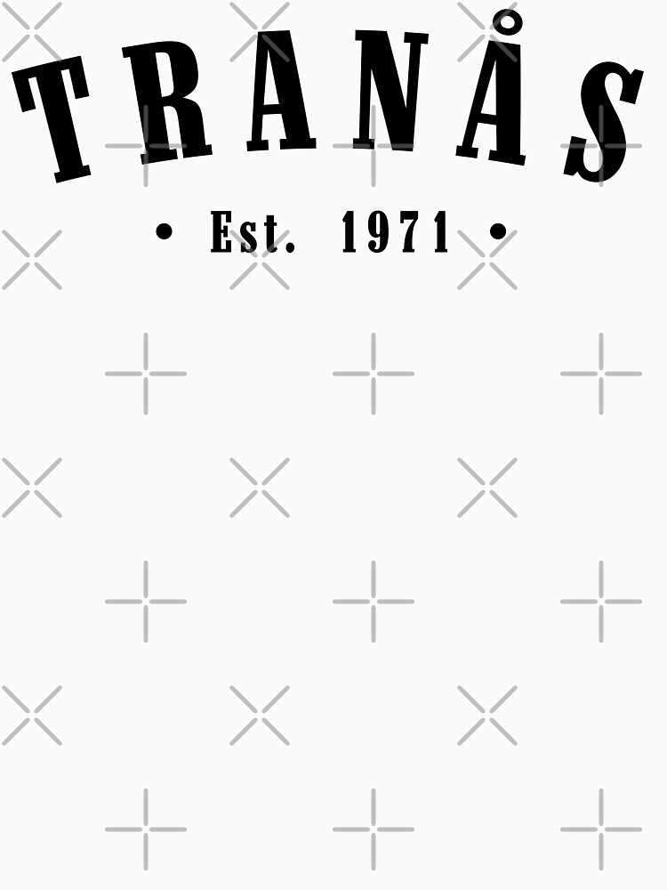 Thumbnail 7 of 7, Classic T-Shirt, Tranås Jönköping County Sweden Est. 1971 Black Letter Sverige designed and sold by establishedwear.