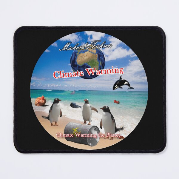 Item preview, Climate Warming Round Format designed and sold by MickaelTukson.
