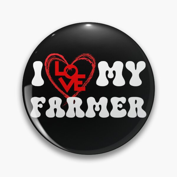 Item preview, I Love My Farmer, Farmer Protest, Support Farmers designed and sold by Quirky Shirts.