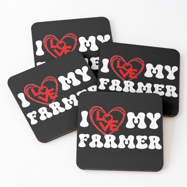 Item preview, I Love My Farmer, Farmer Protest, Support Farmers designed and sold by Quirky Shirts.