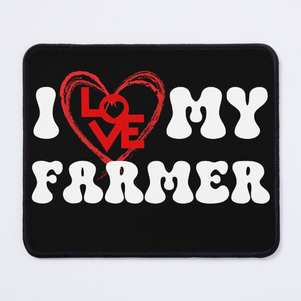 Item preview, I Love My Farmer, Farmer Protest, Support Farmers designed and sold by Quirky Shirts.