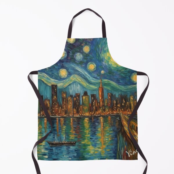 Item preview, Vincent Van Gogh's Night in NYC designed and sold by Obibobishop.