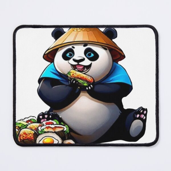 Item preview, Cute panda eating Chinese food designed and sold by catcraftss.