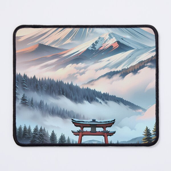 Item preview, Japanese Tori Gate With Fuji Mountain Background designed and sold by MDLsn.