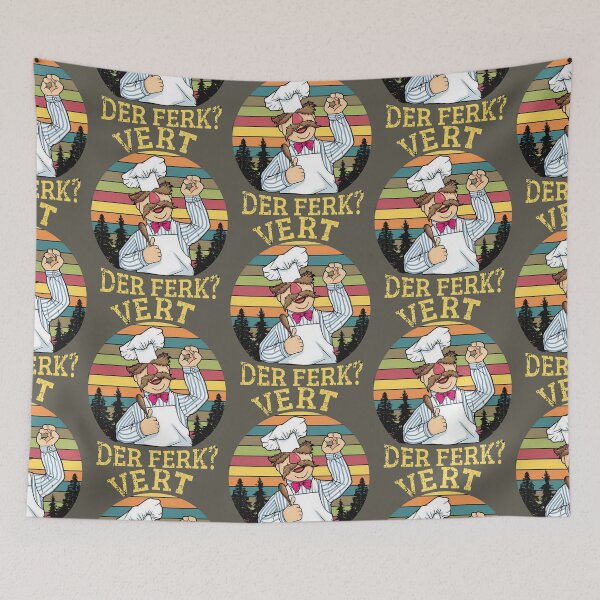 Item preview, Vert Der Ferk Funny Swedish Chef Vintage  designed and sold by AdesignTEE.