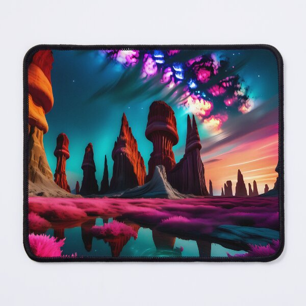 Item preview, Extraterrestial planet landscape designed and sold by Inspyralia.