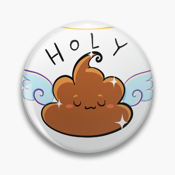 Item preview, Funny Holy Poop Cute Holy Shit, Poop Emoji designed and sold by Whimsy Lines.