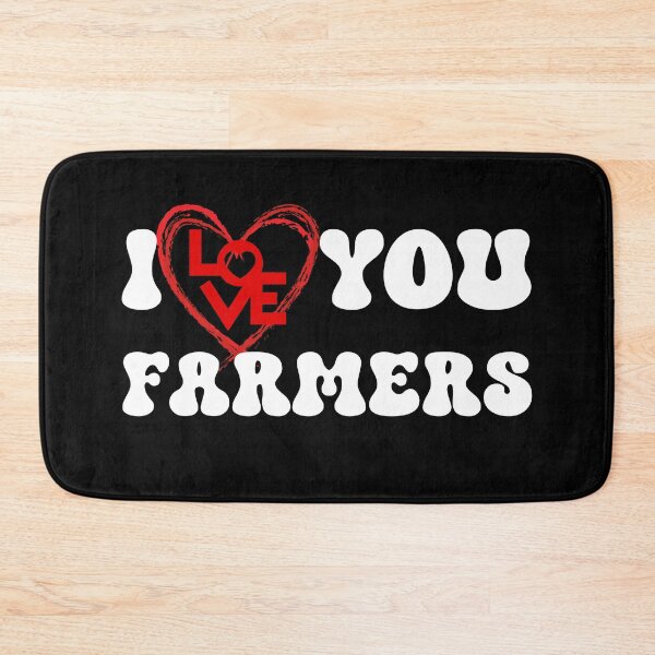 Item preview, I Love You Farmers, Farmer Protest, Support Farmers designed and sold by Quirky Shirts.