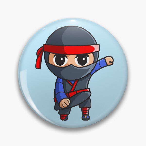 Item preview, Chibi Ninja Superhero Landing designed and sold by Charcoalart.
