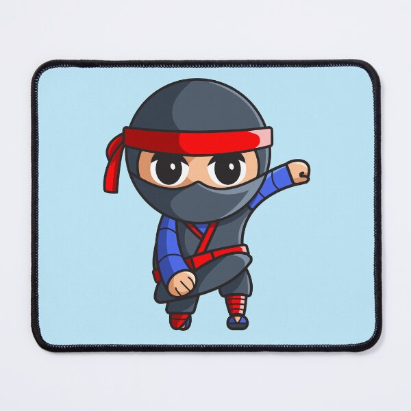 Item preview, Chibi Ninja Superhero Landing designed and sold by Charcoalart.