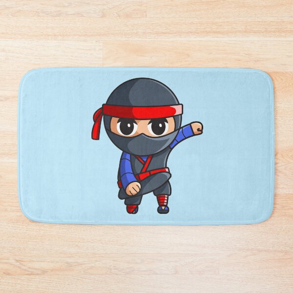 Item preview, Chibi Ninja Superhero Landing designed and sold by Charcoalart.