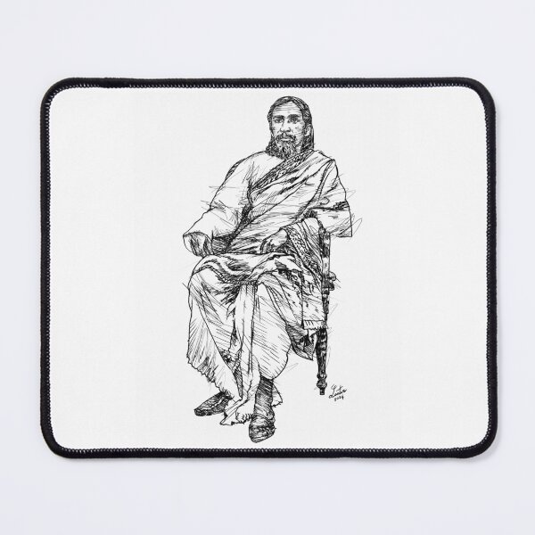 Item preview, SRI AUROBINDO ink portrait.1 designed and sold by lautir.