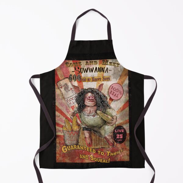 Item preview, Freak Show Pig Girl Creepy Carnival Side Show designed and sold by Kloppkids.
