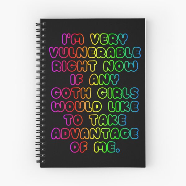 Item preview, "I'm Very Vulnerable Right Now" Darkly Humorous Gothic Tee designed and sold by AI-volution.