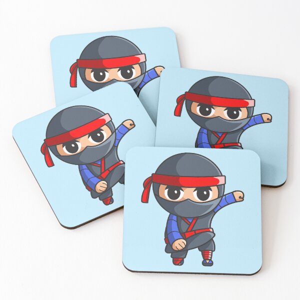 Item preview, Chibi Ninja Superhero Landing designed and sold by Charcoalart.