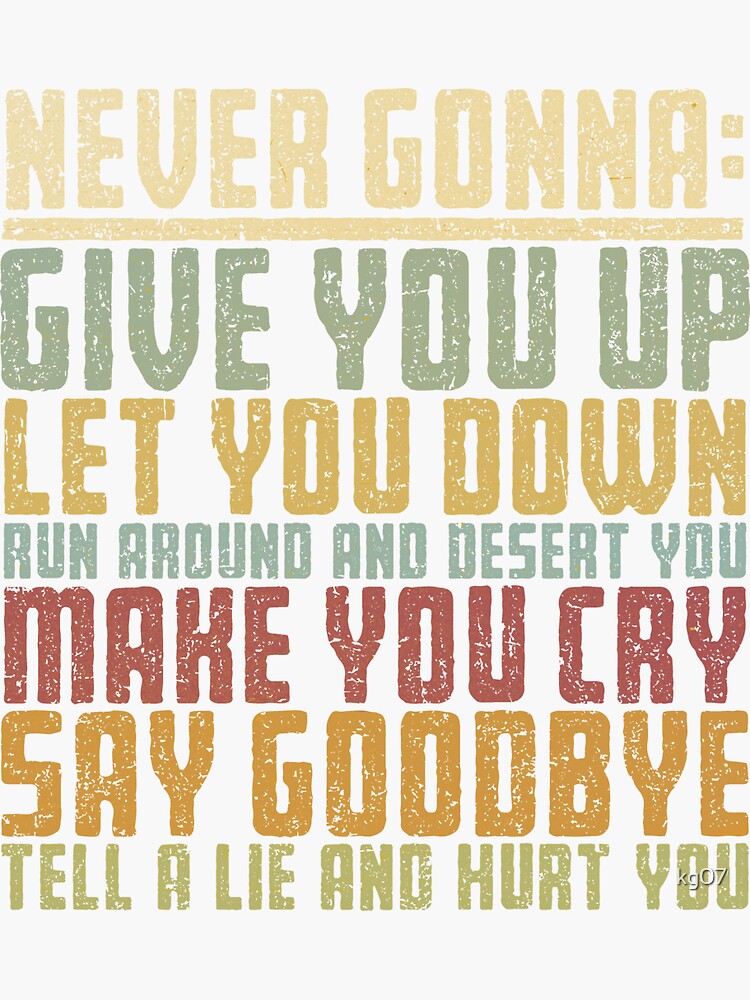 Thumbnail 3 of 3, Sticker, Never Gonna Say Goodbye designed and sold by kg07.