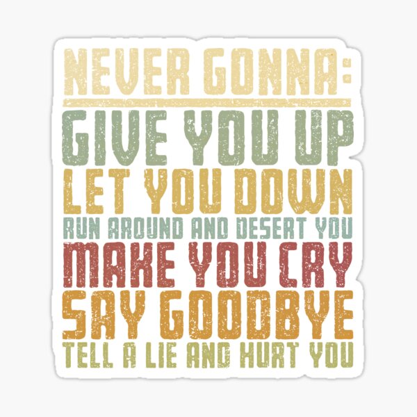 Item preview, Never Gonna Say Goodbye designed and sold by kg07.