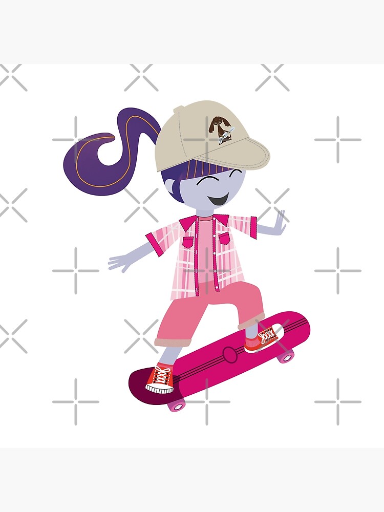 Thumbnail 2 of 2, Tote Bag, Skater Girl designed and sold by CarlaBaremb.