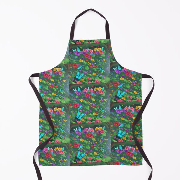 Item preview, Butterflies on Colorful Flowerbed designed and sold by Brestylefire.