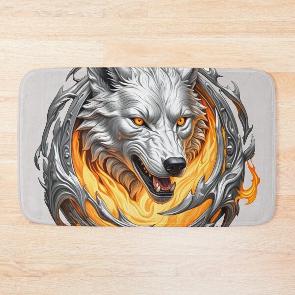 Item preview, Silver wolf - ring of fire designed and sold by PragmaticP.