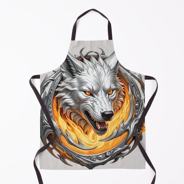 Item preview, Silver wolf - ring of fire designed and sold by PragmaticP.