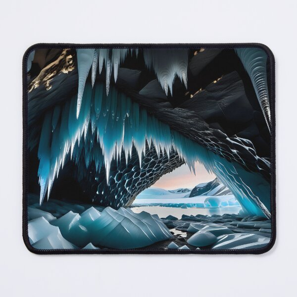 Item preview, Glacial ice grotto landscape designed and sold by Inspyralia.
