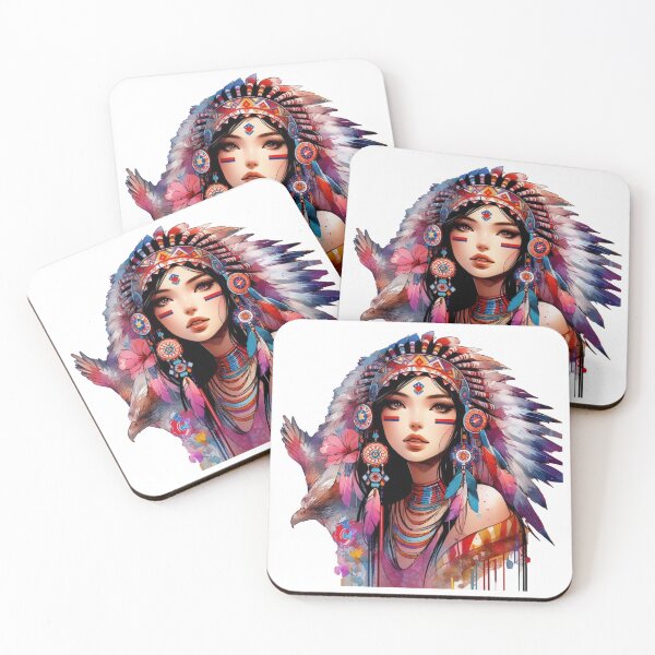 Item preview, Native American Beauty, Eagle | Catsie Cat designed and sold by yelkenb.