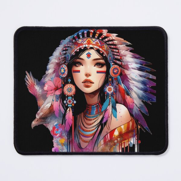 Item preview, Native American Beauty, Eagle | Catsie Cat designed and sold by yelkenb.