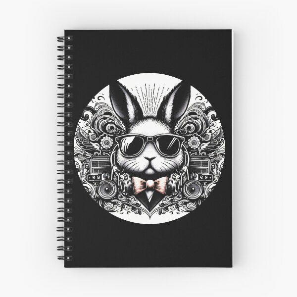 Item preview, rabbit wearing sunglasses and a bow tie designed and sold by Mechanical-Artt.