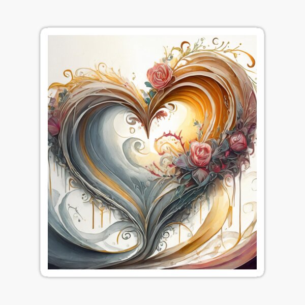 Item preview, Flower Heart picture designed and sold by MofazStyle.
