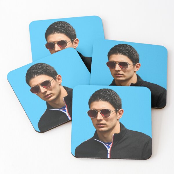 Item preview, Esteban Ocon F1 Driver in Black Jacket Alpine F1 Team Pierre Gasly designed and sold by FormulaGTee1.