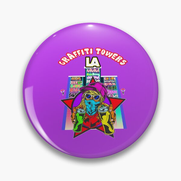 Item preview, Graffiti Towers LA designed and sold by ArtbyLeclerc.