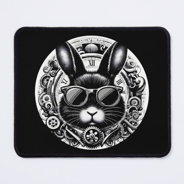 Item preview, rabbit wearing sunglasses designed and sold by Mechanical-Artt.