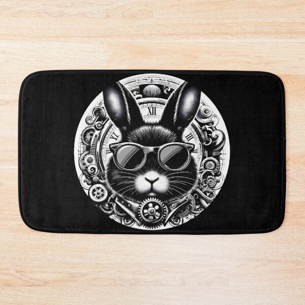 Item preview, rabbit wearing sunglasses designed and sold by Mechanical-Artt.