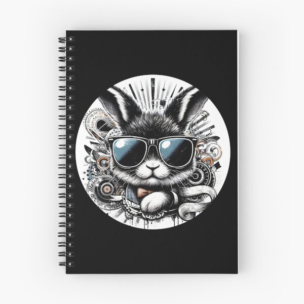 Item preview, rabbit wearing sunglasses and a bow tie designed and sold by Mechanical-Artt.
