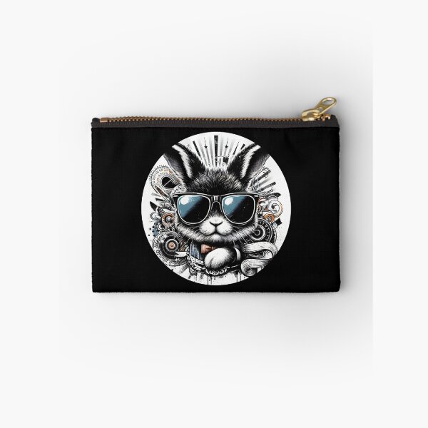 Item preview, rabbit wearing sunglasses and a bow tie designed and sold by Mechanical-Artt.