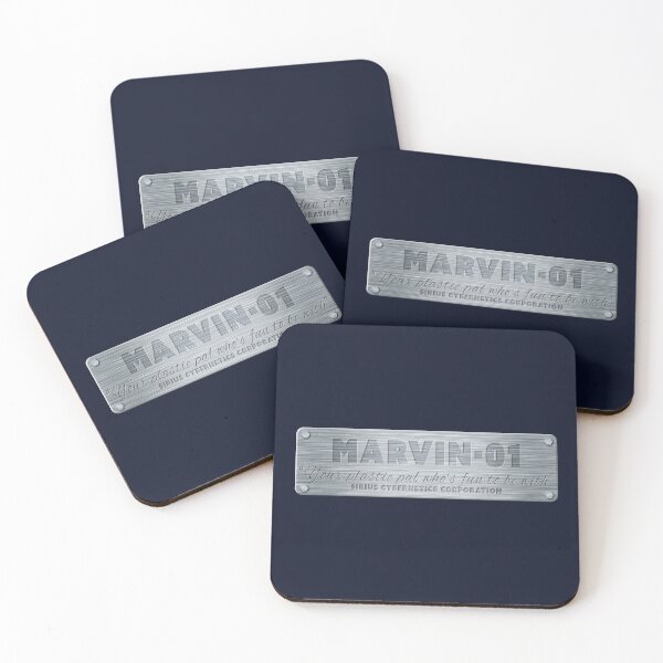 Item preview, Marvin el androide paranoico - Placa de identificación designed and sold by Fanarchist.
