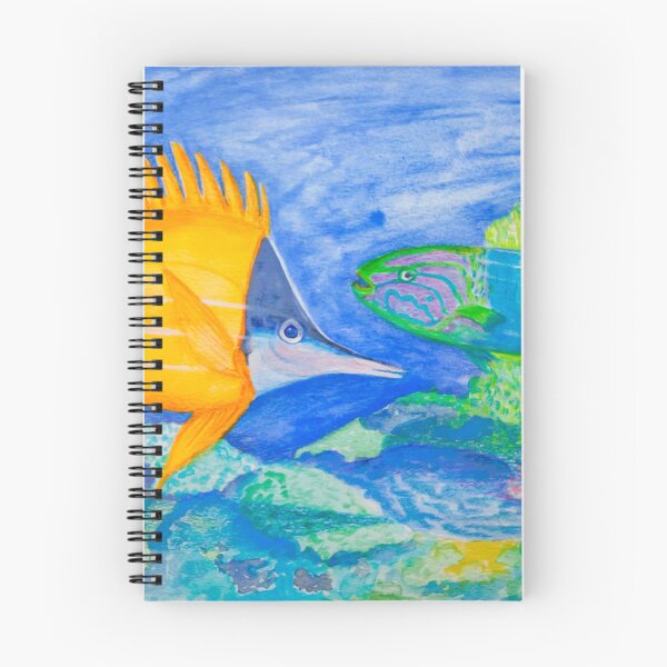 Item preview, tropical fish. yellow and parrott fish. peixe papagaio designed and sold by Tereza Pilar  Art.