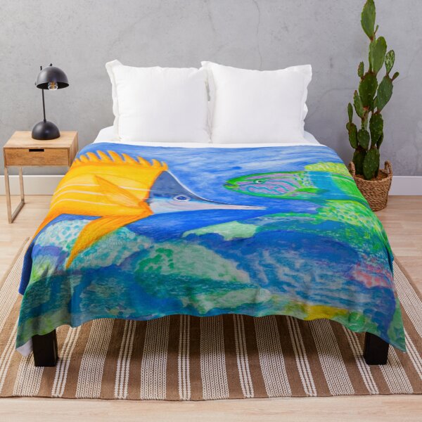 Item preview, tropical fish. yellow and parrott fish. peixe papagaio designed and sold by Tereza Pilar  Art.