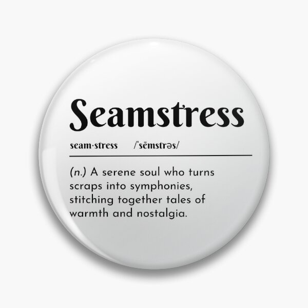 Item preview, Seamstress definition, fabric artist, fiber lover, dictionary word designed and sold by craftytraci.